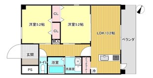 メゾンセラヴィⅡの物件間取画像